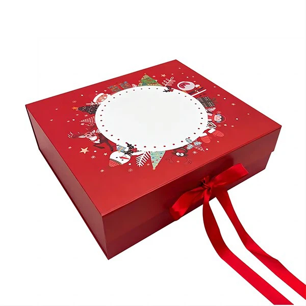 Foldable christmas eve box