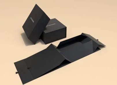 Black card paper foldable boxes Black card paper foldable boxes